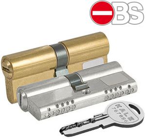 Механизм цилиндровый Kale-Kilit 164 OBS SN/80 (40*40) никель, кл/кл