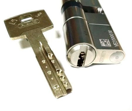 Механизм цилиндровый Abus Vela MX (Абус Вела) 100мм (45*55) никель, кл/кл